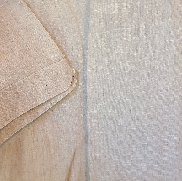 Cubavera Men's Classic Short Sleeve Shirt,  Size: Large Color: Cream - Picture 6 of 9